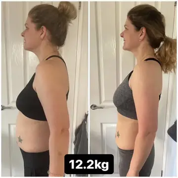 Client transformation 1: side-on, before and after
