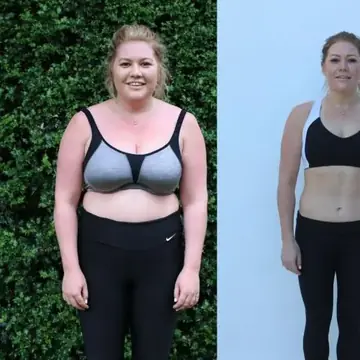 Client transformation 2: front, before and after