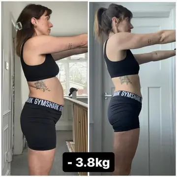 Client transformation 3: side-on, before and after
