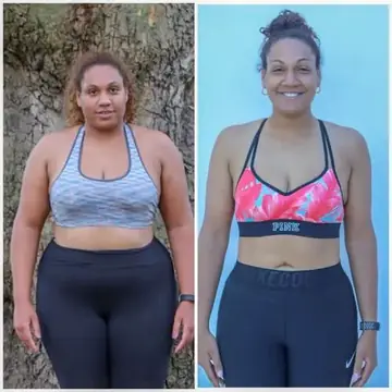 Client transformation 6: front, before and after