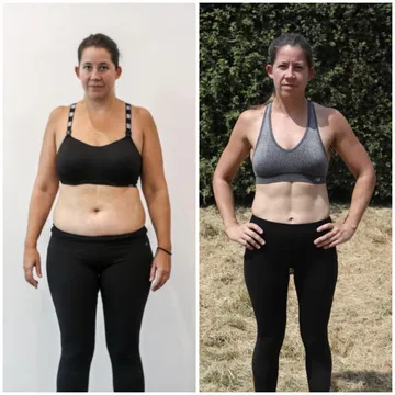 Jo’s before and after: lost 20 kg