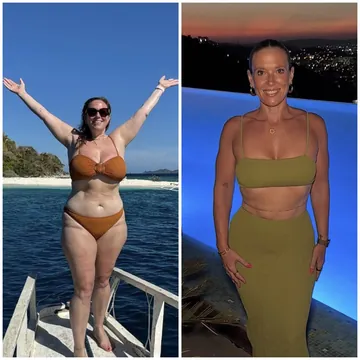 Sam’s before and after: lost 23 kg